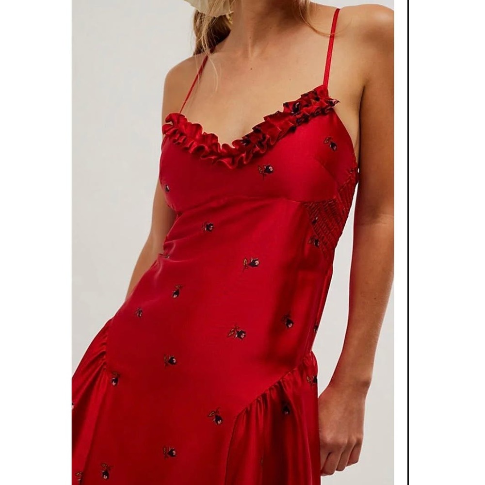 Free People Intimately / On My Own Printed Maxi Dress / Boho Maxi Dress